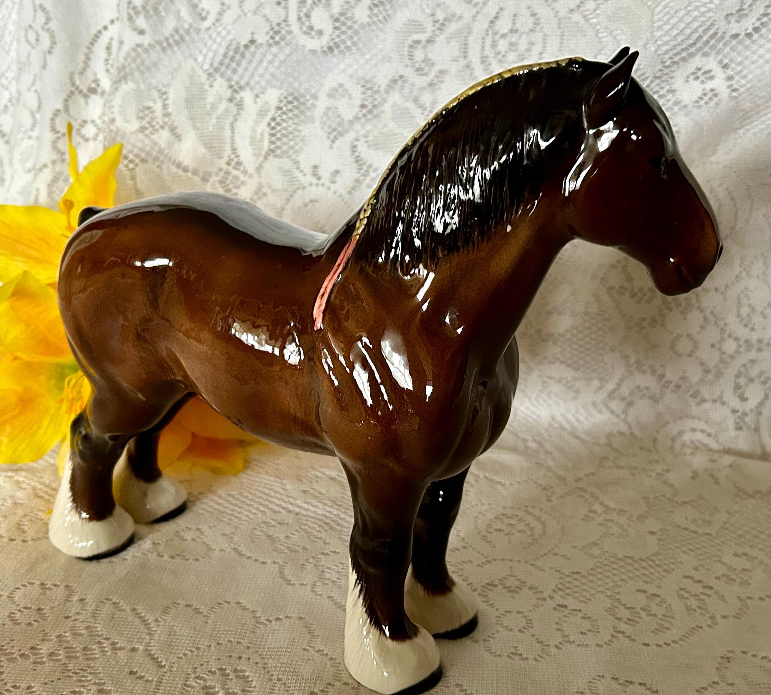 Beswick England Horse Brown Gloss Shire Mare No 818 Beswick 8.5