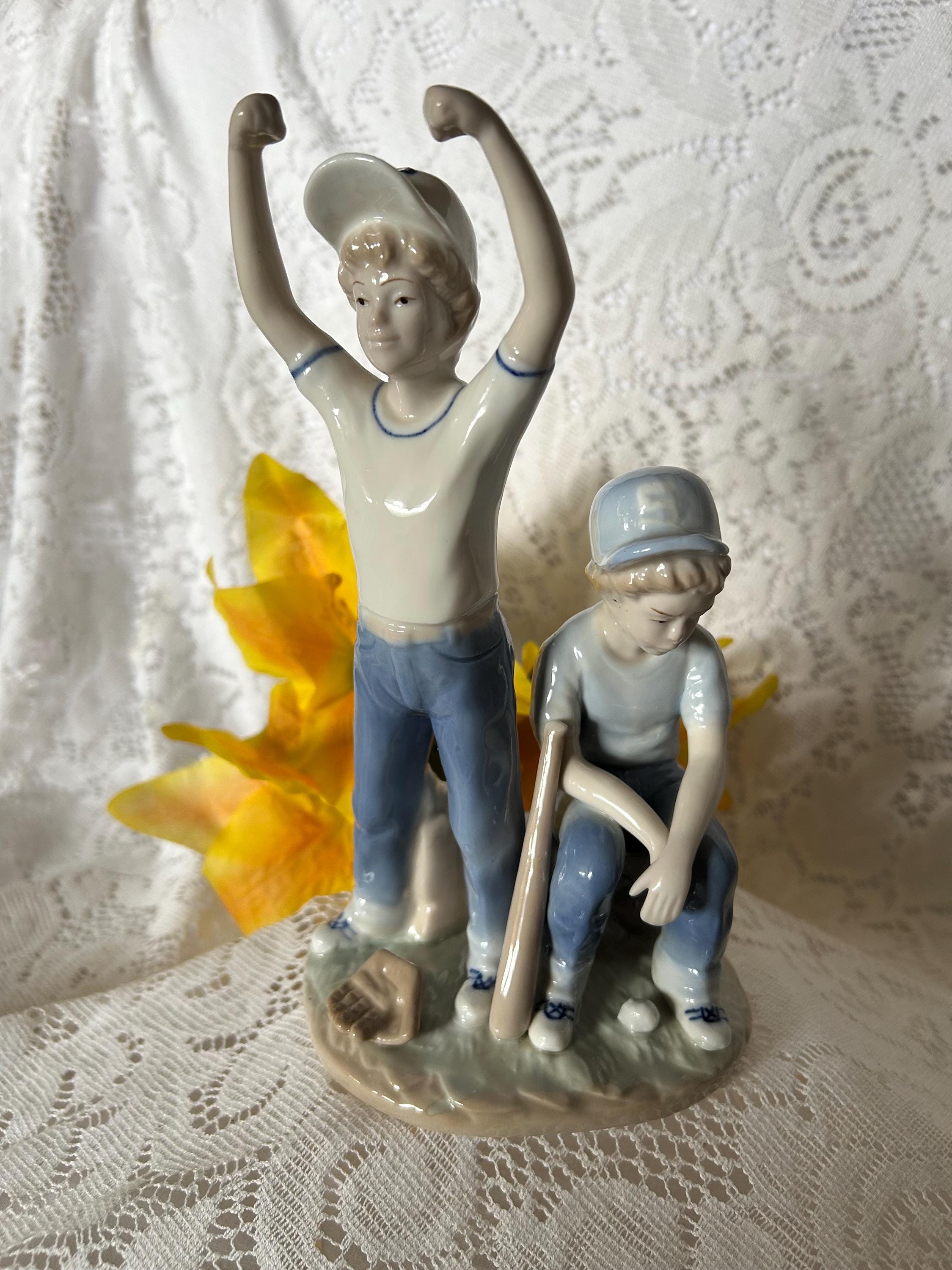 Lladro Baseball Boy - Etsy