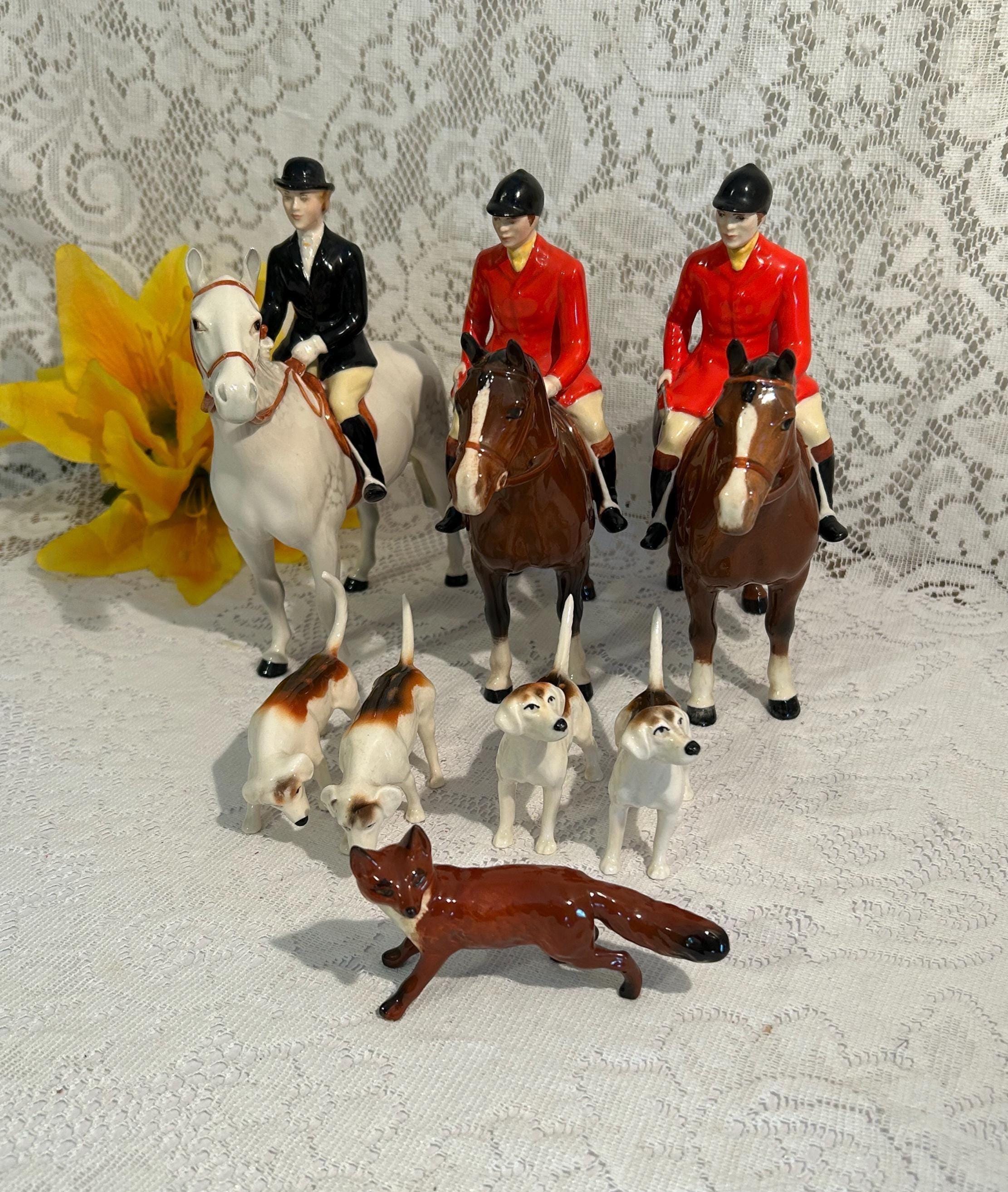 ベスウィック社 高級ライン コノサーシリーズ 狩猟馬 フィギュア Beswick Huntsman - Etsy