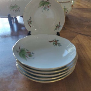 Herend Rosehip 6 Small Bowl Saucer/Dish /After Dinner Dish-Herend DISCONTINUED Herend #704 Rosehip Bowls - Set of 6 Priced Individually