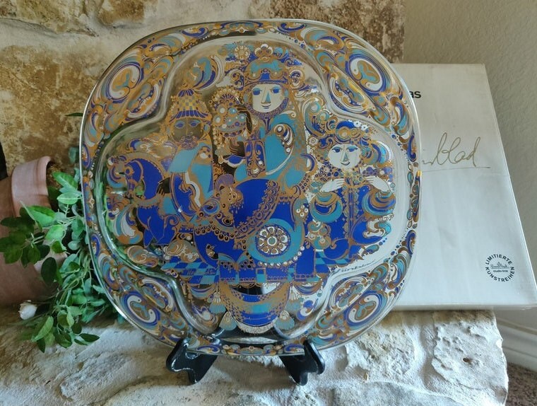 1978 Rosenthal Bjorn Wiinblad クリスマスプレート 1978 Rosenthal Bjorn Wiinblad クリスマスプレート