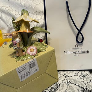 Boxed Villeroy & Boch Bunny Girl With Daffodil Villeroy Boch
