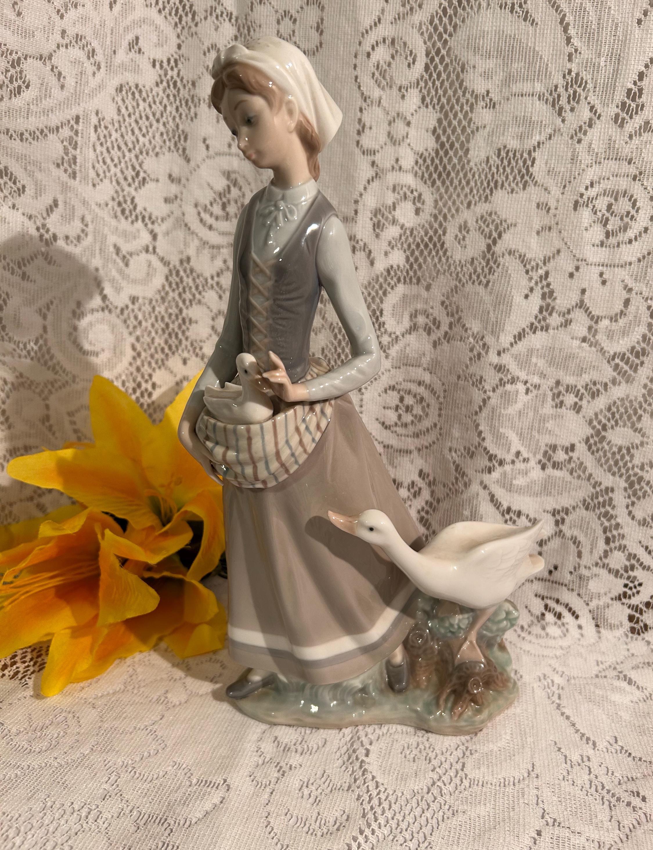 Lladro Girl With Geese - Etsy