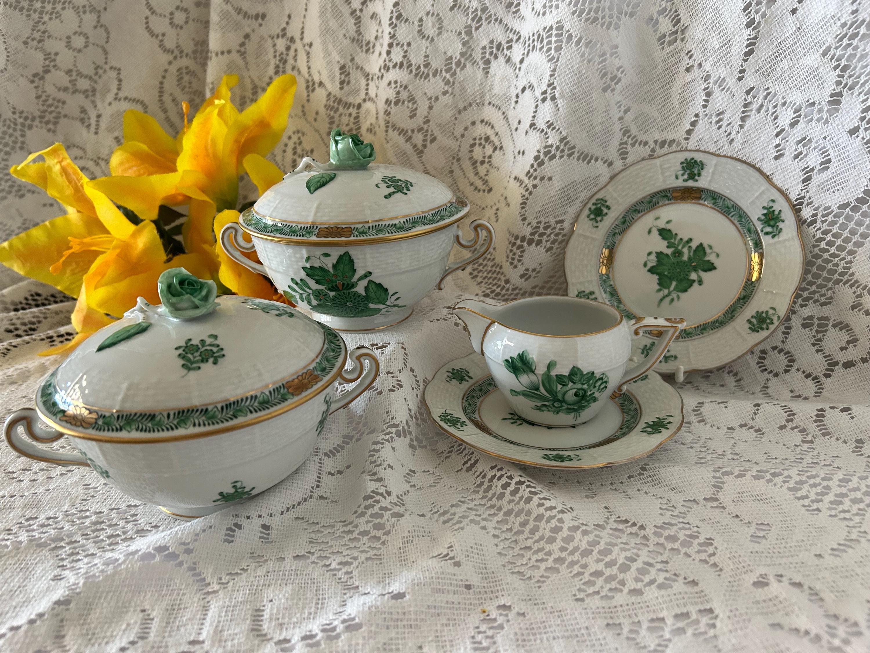 Herend Chinese Bouquet Green - Etsy