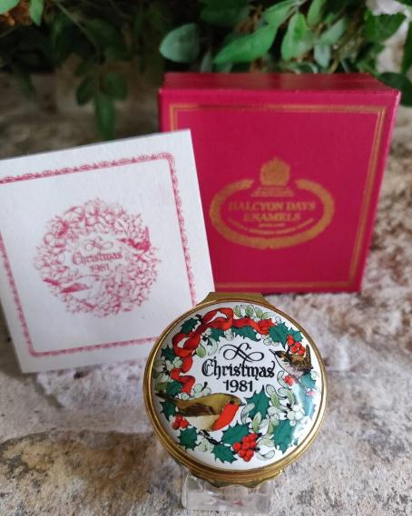 Halcyon Days Enamel Boxes Christmas - Etsy