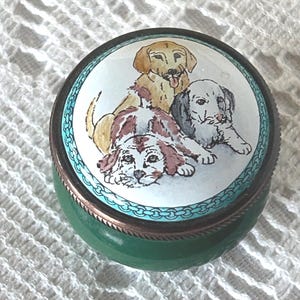 Staffordshire Enamels Trinket Box - Etsy