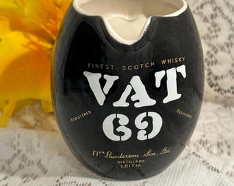 VAT 69 Finest Scotch Whisky Porcelain Advertising Jug Mug-wade