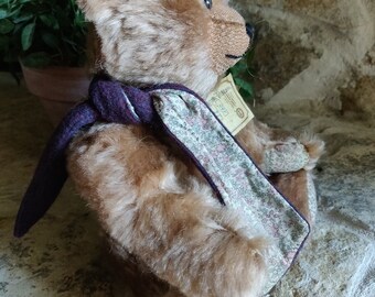 VTG Large Hermann Original Boy TEDDY D-8606 Collectible Bear w