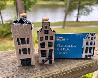 Sealed #11 or #13 KLM House Blue Delft Dutch Canal House Made for