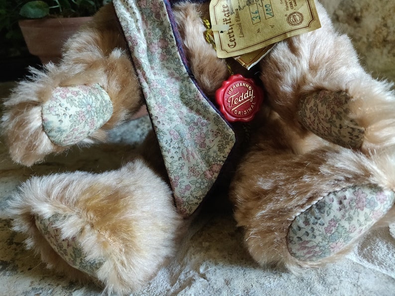 VTG Large Hermann Original Boy TEDDY D-8606 Collectible Bear W