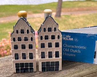 KLM Delft Blue Miniature Dutch House: Vintage Collectible - Etsy