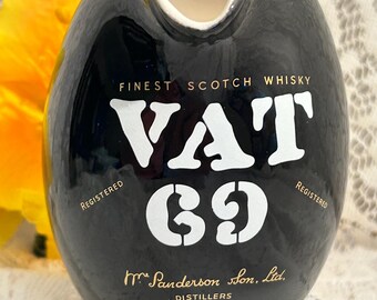 VAT 69 Finest Scotch Whisky Porcelain Advertising Jug Mug-wade