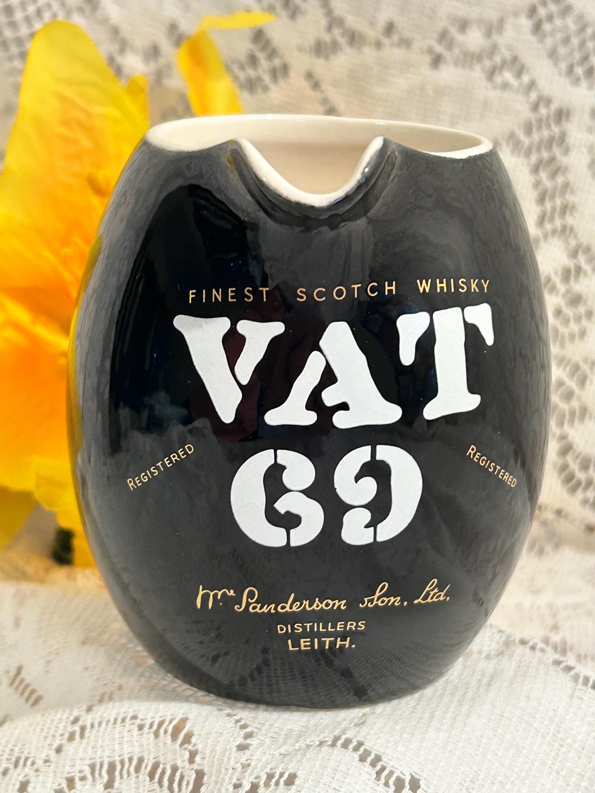 VAT 69 Finest Scotch Whisky Porcelain Advertising Jug Mug-wade