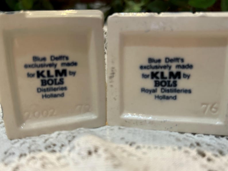 KLM Bols House 72 or 76 KLM Bols House 76 KLM Blue Delft Dutch Canal