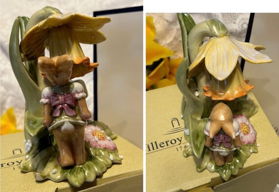 Boxed Villeroy & Boch Bunny Girl With Daffodil Villeroy Boch