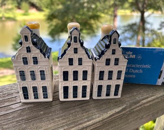 KLM Delft Blue House #35 ~ KLM Bols Dutch Miniature Canal House