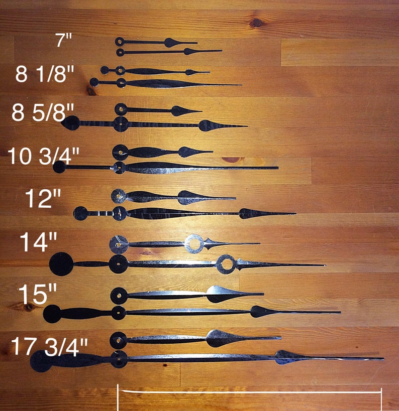 Large Wall Clock Kit Choose Your Hand Length Etsy