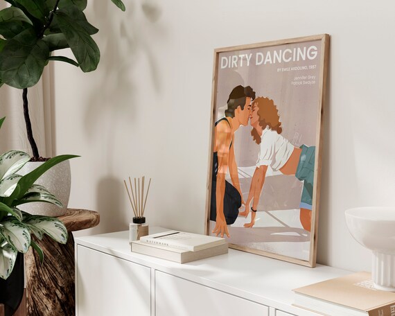 Dirty Dancing Poster, Wall Décor, Modern Wall Art, Minimalist.