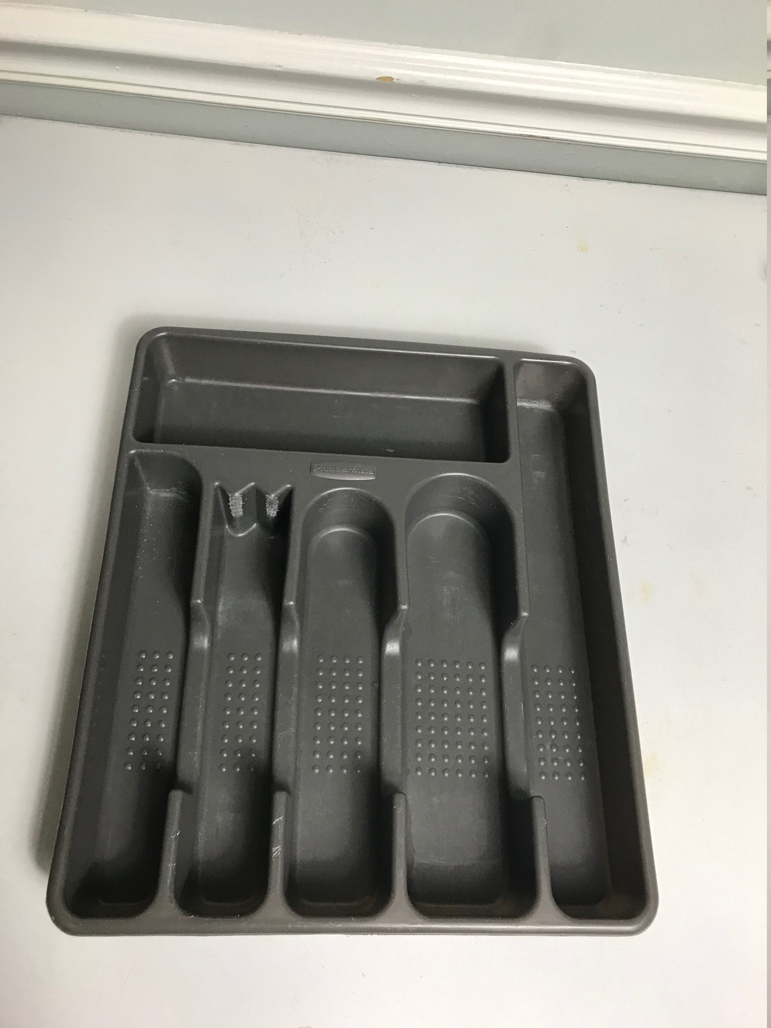 Vintage Gray Rubbermaid Silverware Holder Organizer Tray Etsy