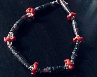 Black Paper Bracelet