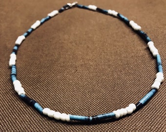 Blue & White Necklace
