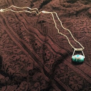 Blue Pendant Necklace