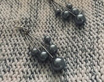 Blue Stack Earrings