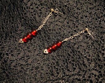 Boucles d’oreilles de coeur