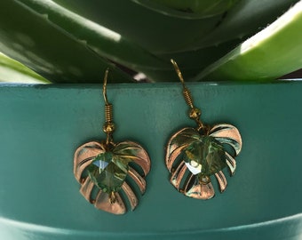 Boucles d’oreilles feuilles