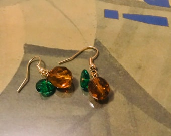 Boucles d'oreilles à thème de citrouille