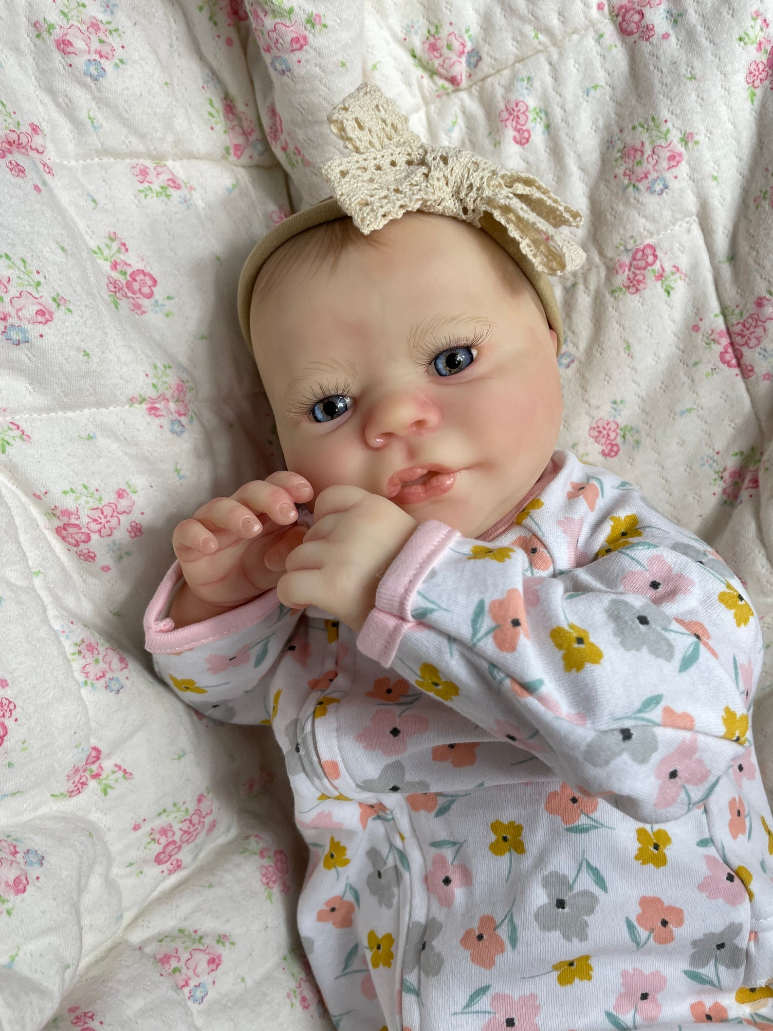 Realborn Ever Reborn Baby Painted Hair Ready to Ship Etsy