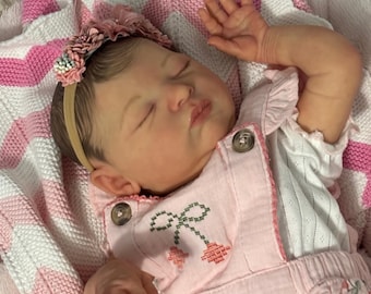 Reborn Baby Doll, Laura by Bonnie Brown, Weighted Cloth Body, Custom Order