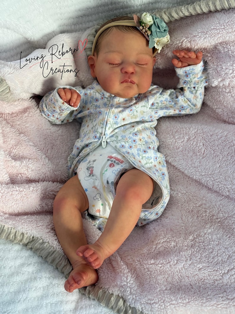 Noa by Cassie Love, SOLE Reborn Baby, Girl, High Quality with Certificate of Authenticity , READY To Ship image 2