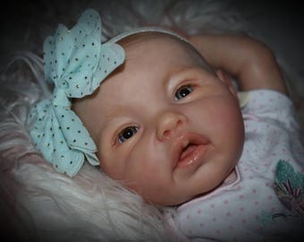 Reborn Baby Adeline by Ping Lau, High Quality with Certtificate of Authenticity, Custom Order, 3-4 WEEK SHIP TIME
