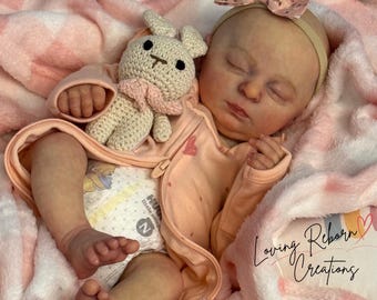 Realborn Baby Aria, Reborn Baby, Certificate of Authenticity Birth Certificate, Custom Order 3-4 week ship time