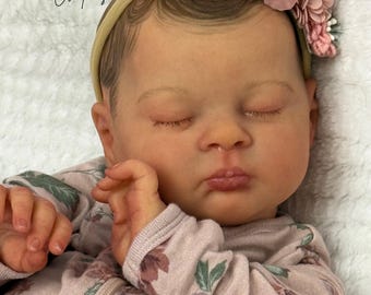 Reborn Baby Doll, Esenia by Irina Kaplanskaya, Weighted Cloth Body, COA