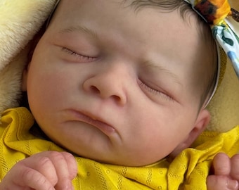 Reborn Baby Doll, Milan by Olga Auer, Realistic Newborn, 19 inch