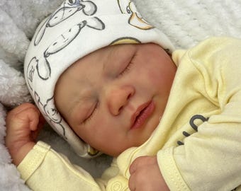Reborn Baby, Realborn Louis, Certificate of Authenticity Birth Certificate, CUSTOM ORDER 3-4 Ship Time