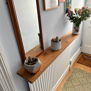 Solid Oak Radiator Shelf - Etsy