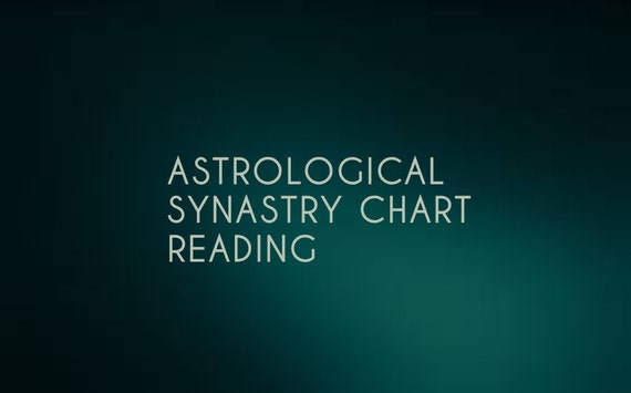 Astrological Compatibility Synastry Chart