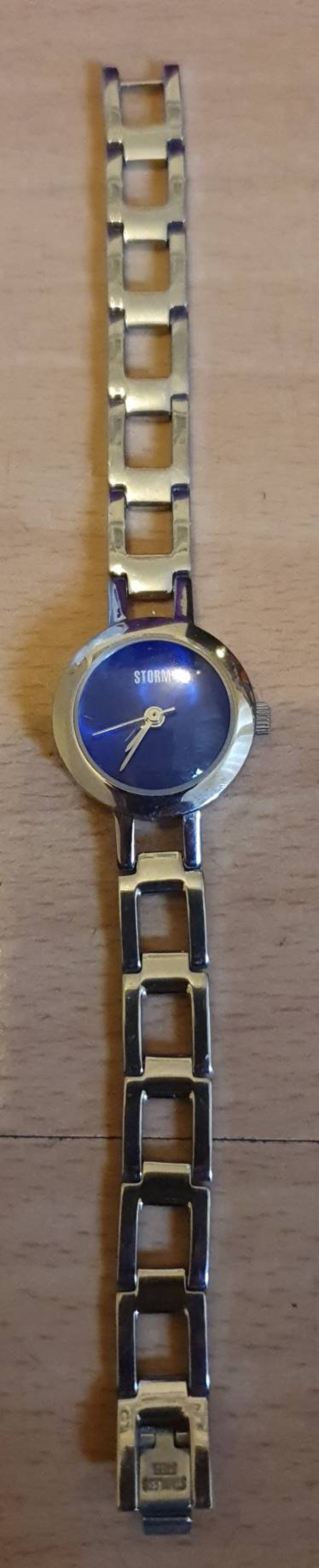 Stunning Storm Ladies Quartz Watch Blue & Silver Etsy