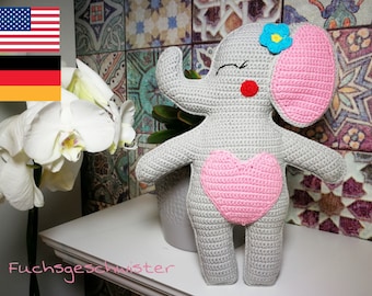 Eleonore, the baby elephant crochet Pattern