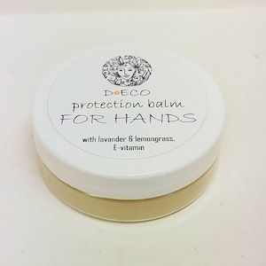 Hand balm protective - hand cream with Lemongrass and Lavender