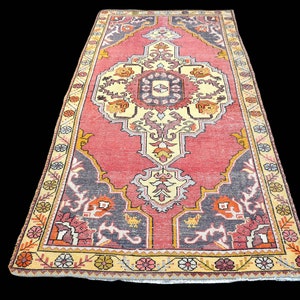 4x8 Rug, Handmade Decorative Turkish Wool Rug, Carpet Rug, Anatolian rug, Antique Rug c2532