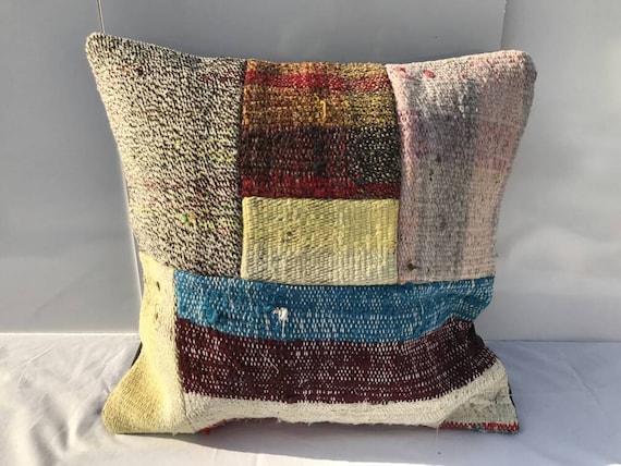 Turkse Vintage Kilim kussen bank kussen woonkamer decoratie | Etsy Turkse Vintage Kilim kussen bank kussen woonkamer decoratie | Etsy
