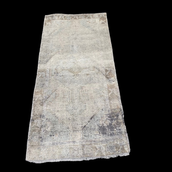 Türkischer oushak Teppich, Handgeknüpfter Teppich, Handgewebter Teppich, Überfärbter Teppich, Überfärbter Teppich