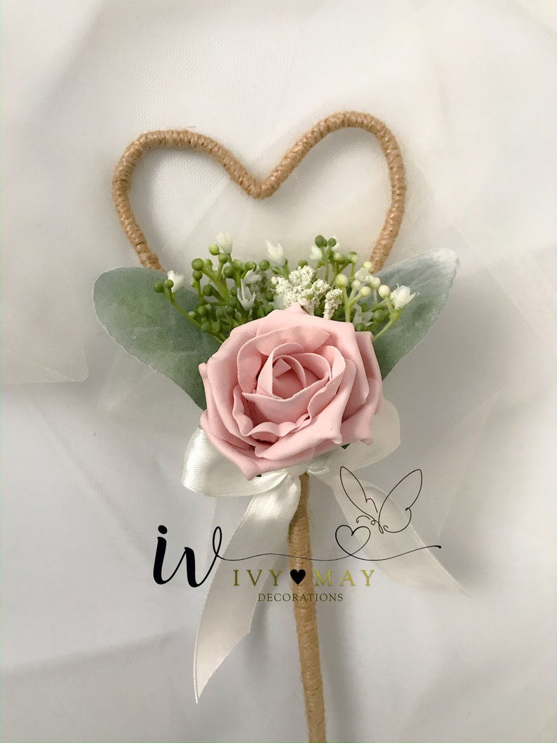 Wedding Christening Cake Flower Arrangement Topper & Garland Etsy UK