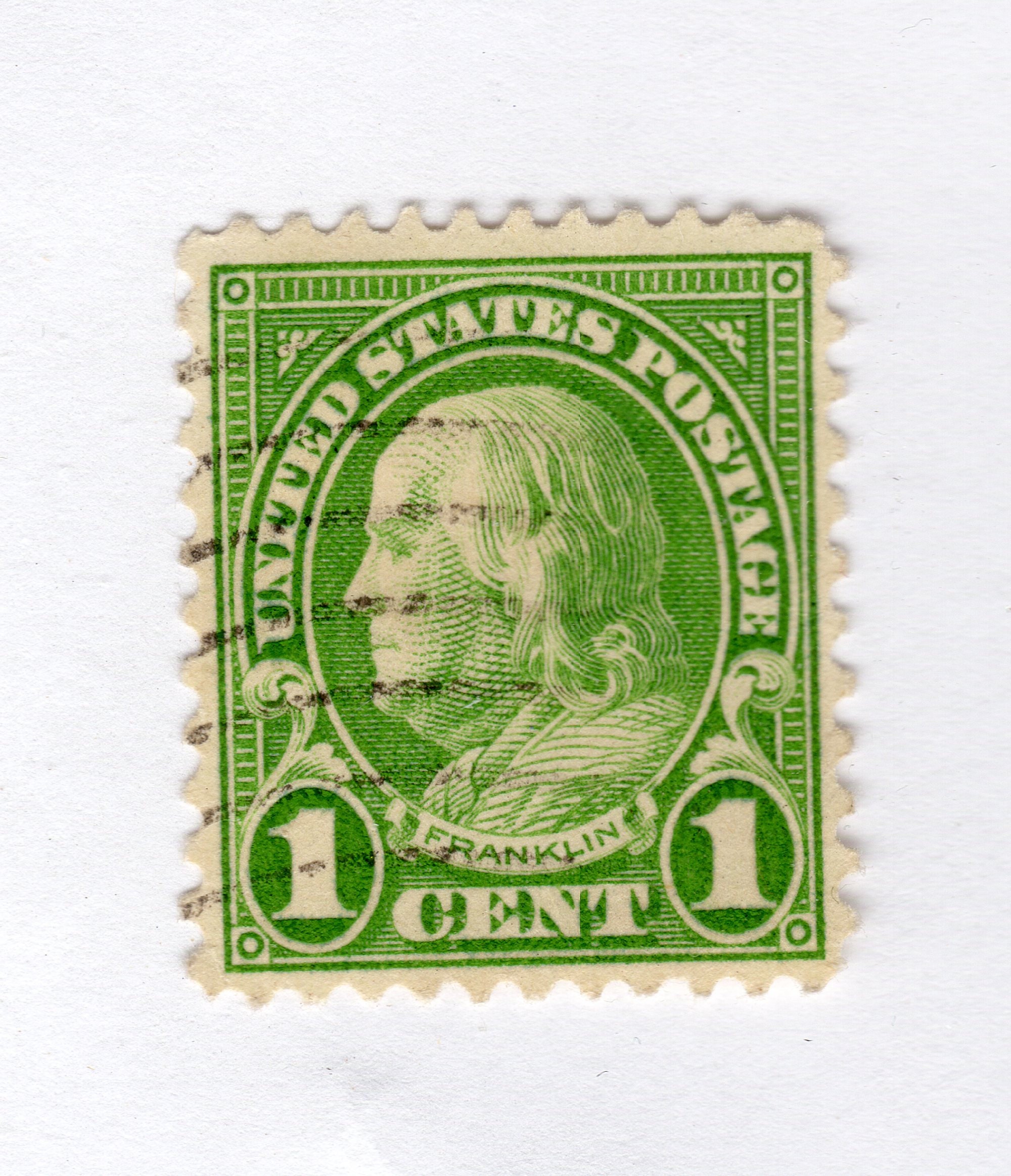 United States 1 Cent Stamp