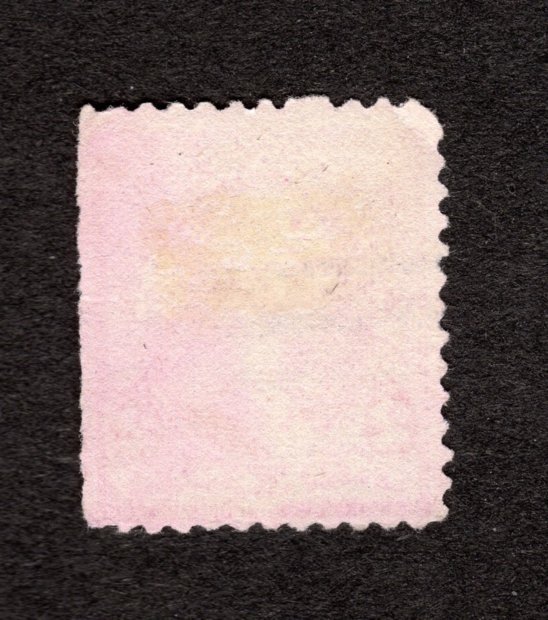 US Postage Stamp 2c Washington Red Facing left, 219D, light ink bleed, used rare image 2