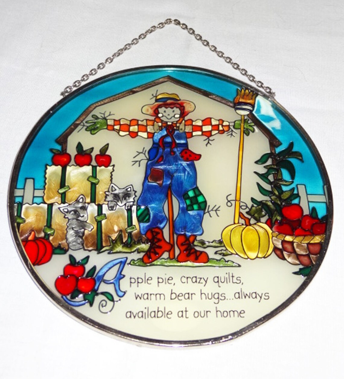 Vintage Amia Light Catcher Window Art Hand Painted Picture on Etsy